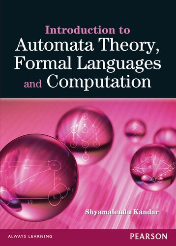 Introduction to Automata Theory, Formal Languages and Computation ...